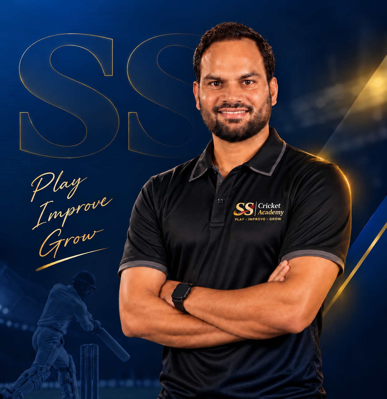 Satya Sanikommu - SS Cricket Academy Coach